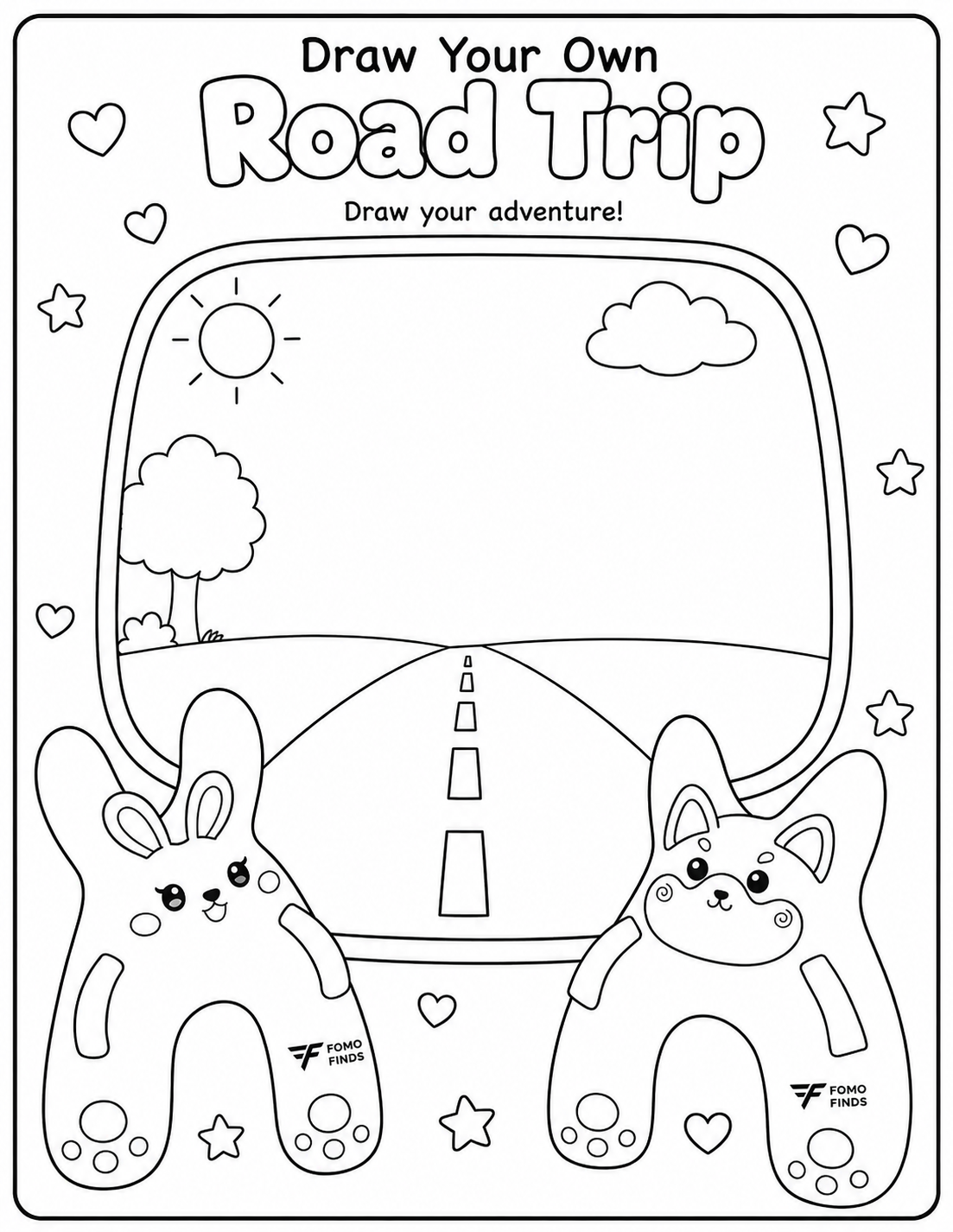 Road Trip Coloring
